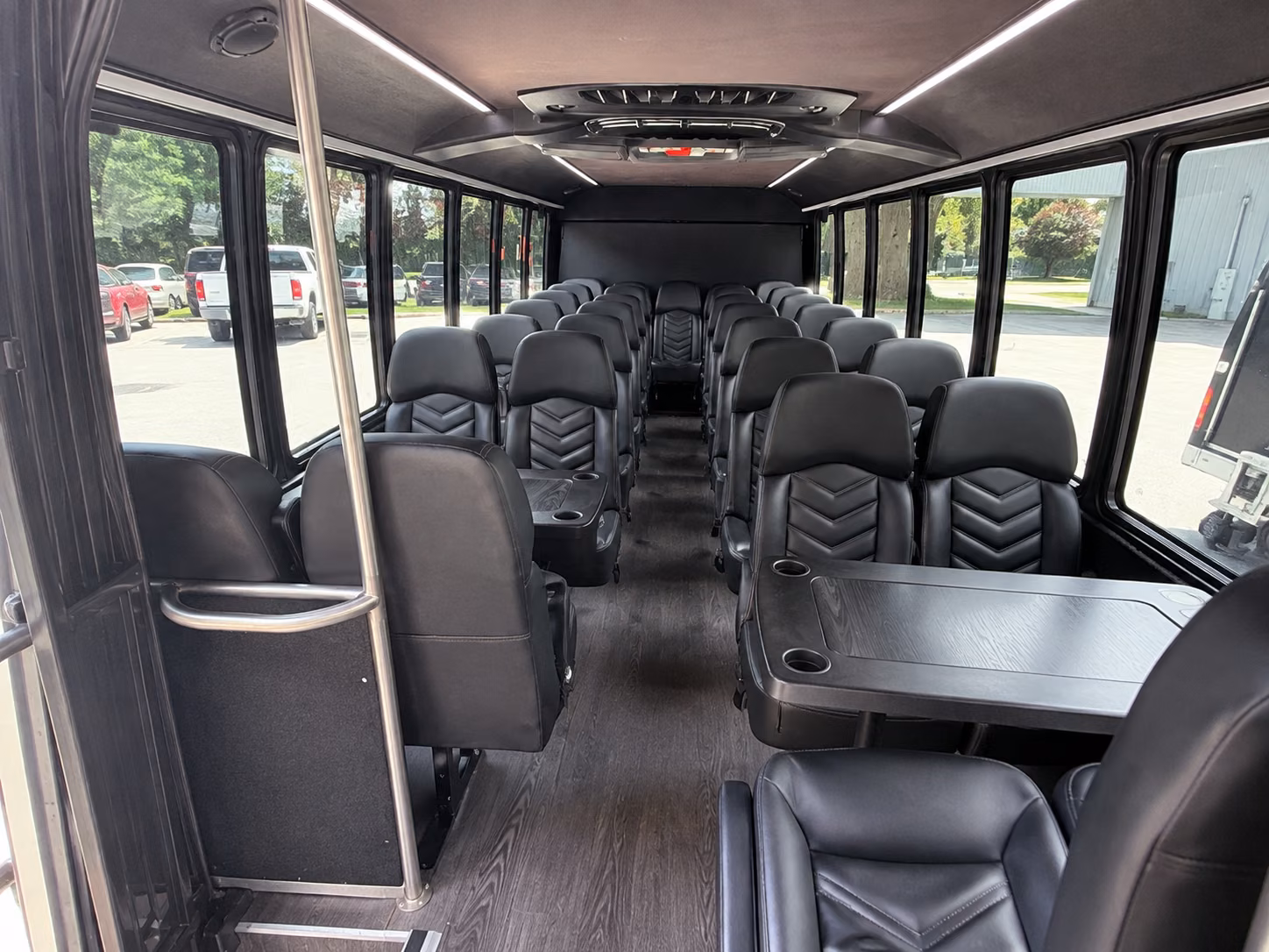 rancho cordova 15 passenger minibus inside