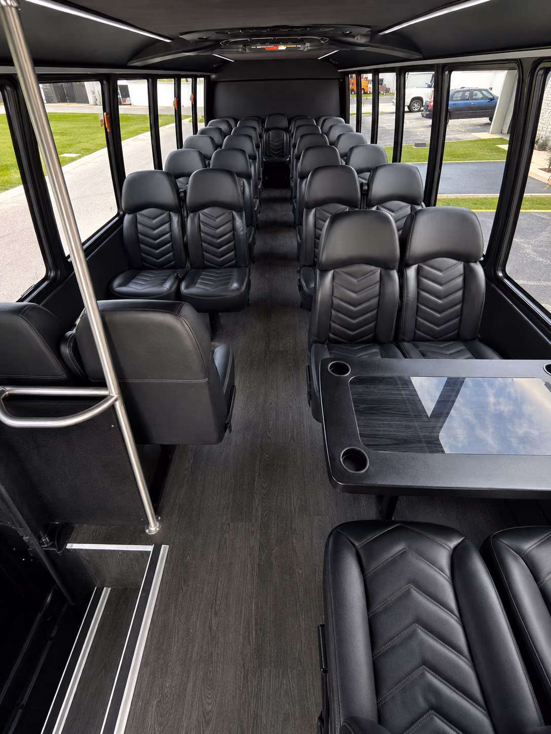 rancho cordova 20 passenger minibus inside