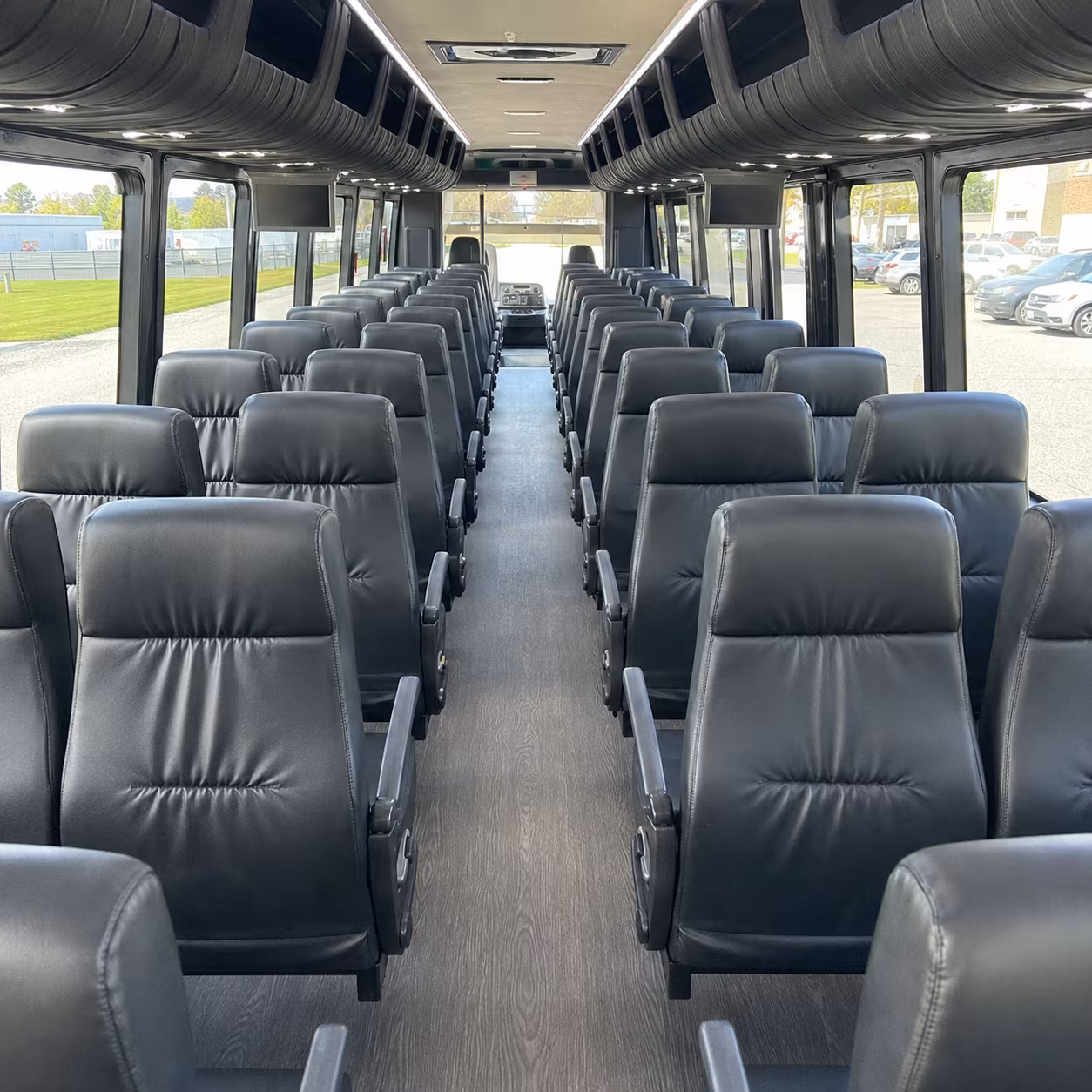 rancho cordova 25 passenger minibus inside