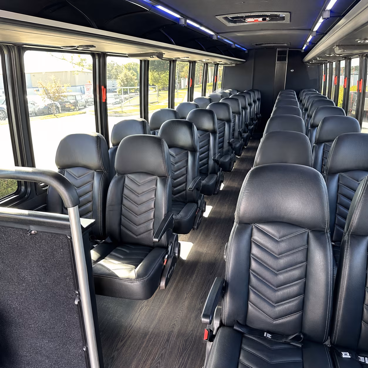 rancho cordova 35 passenger minibus inside
