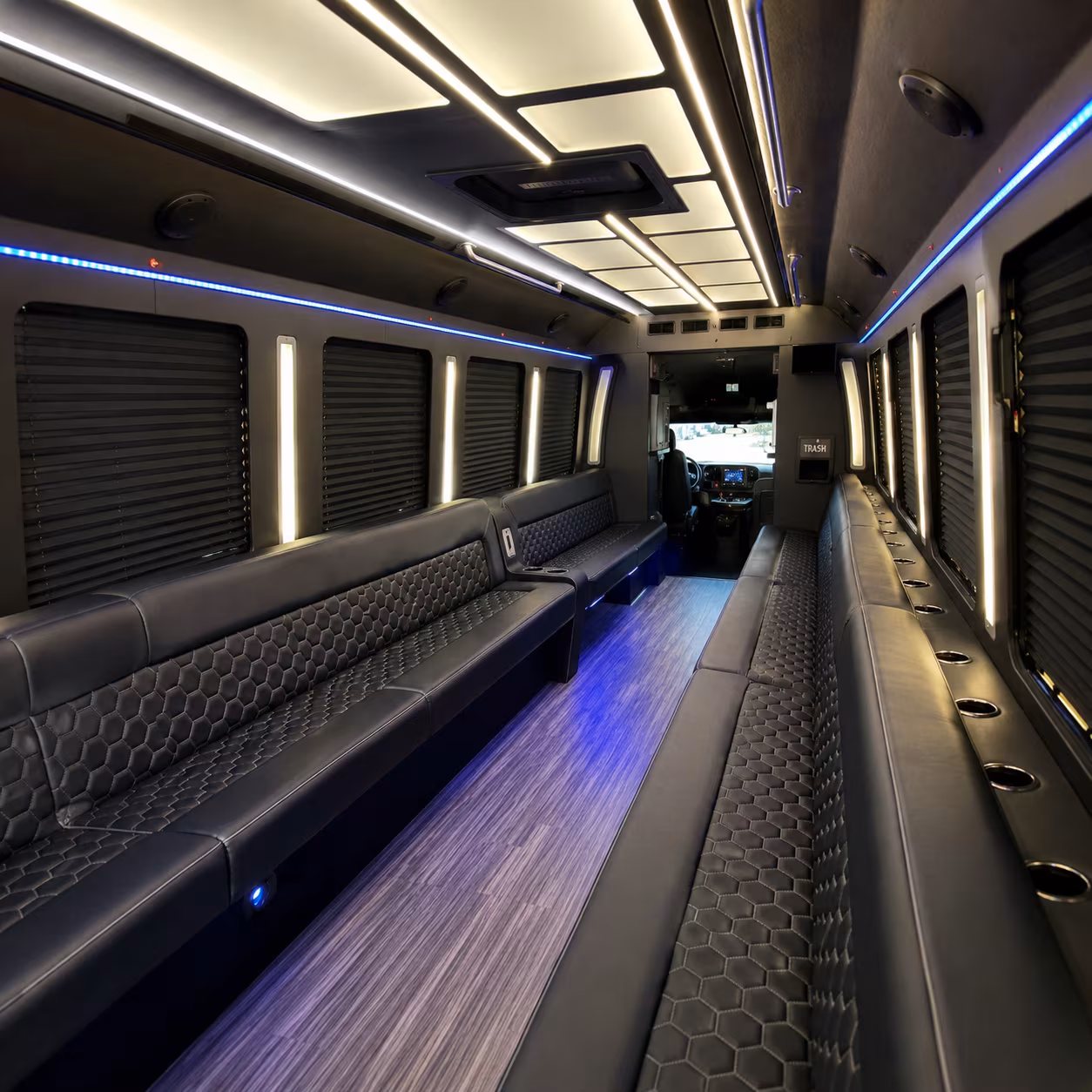 rancho cordova party bus rentals inside