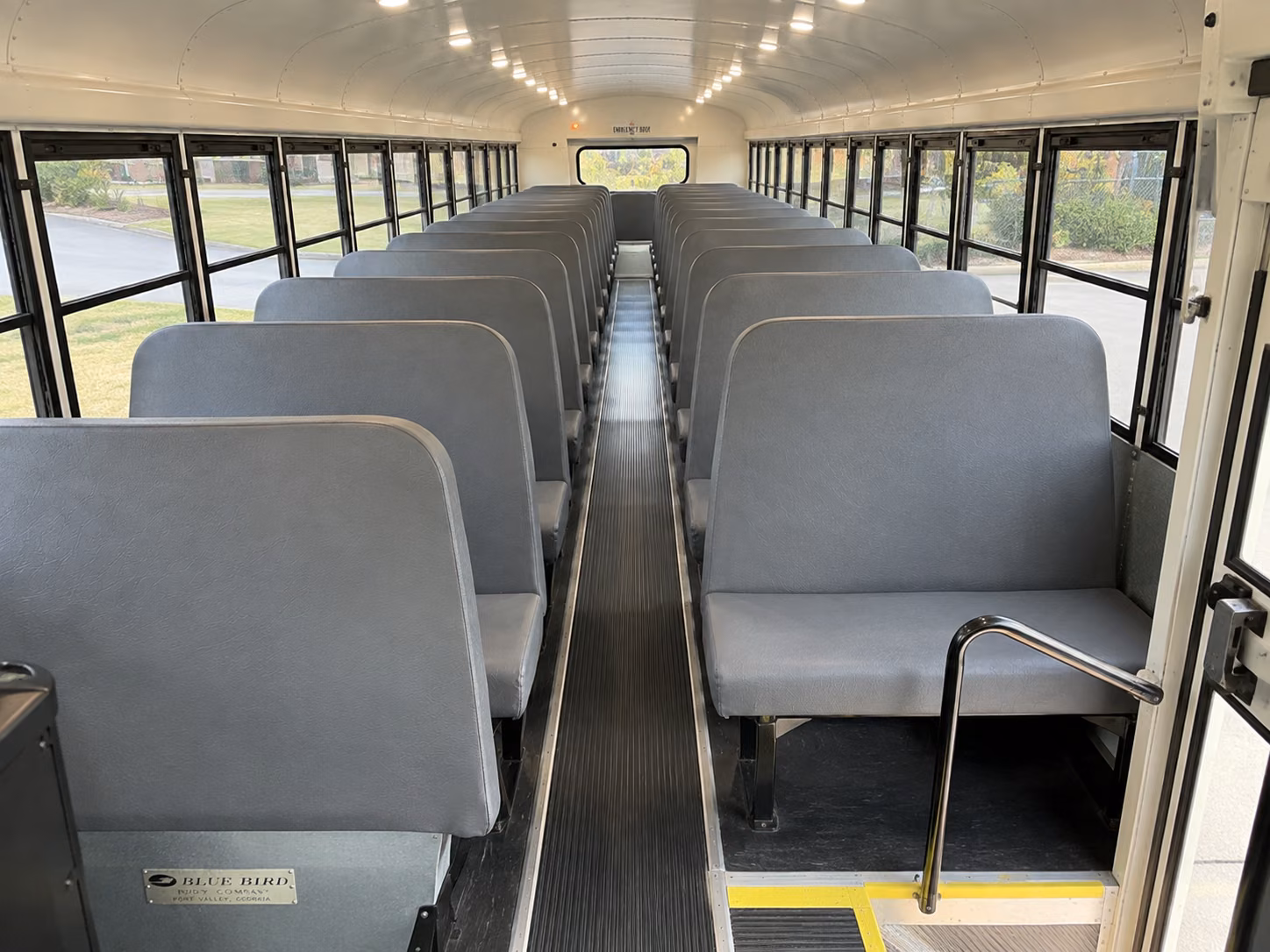 rancho cordova school bus interior