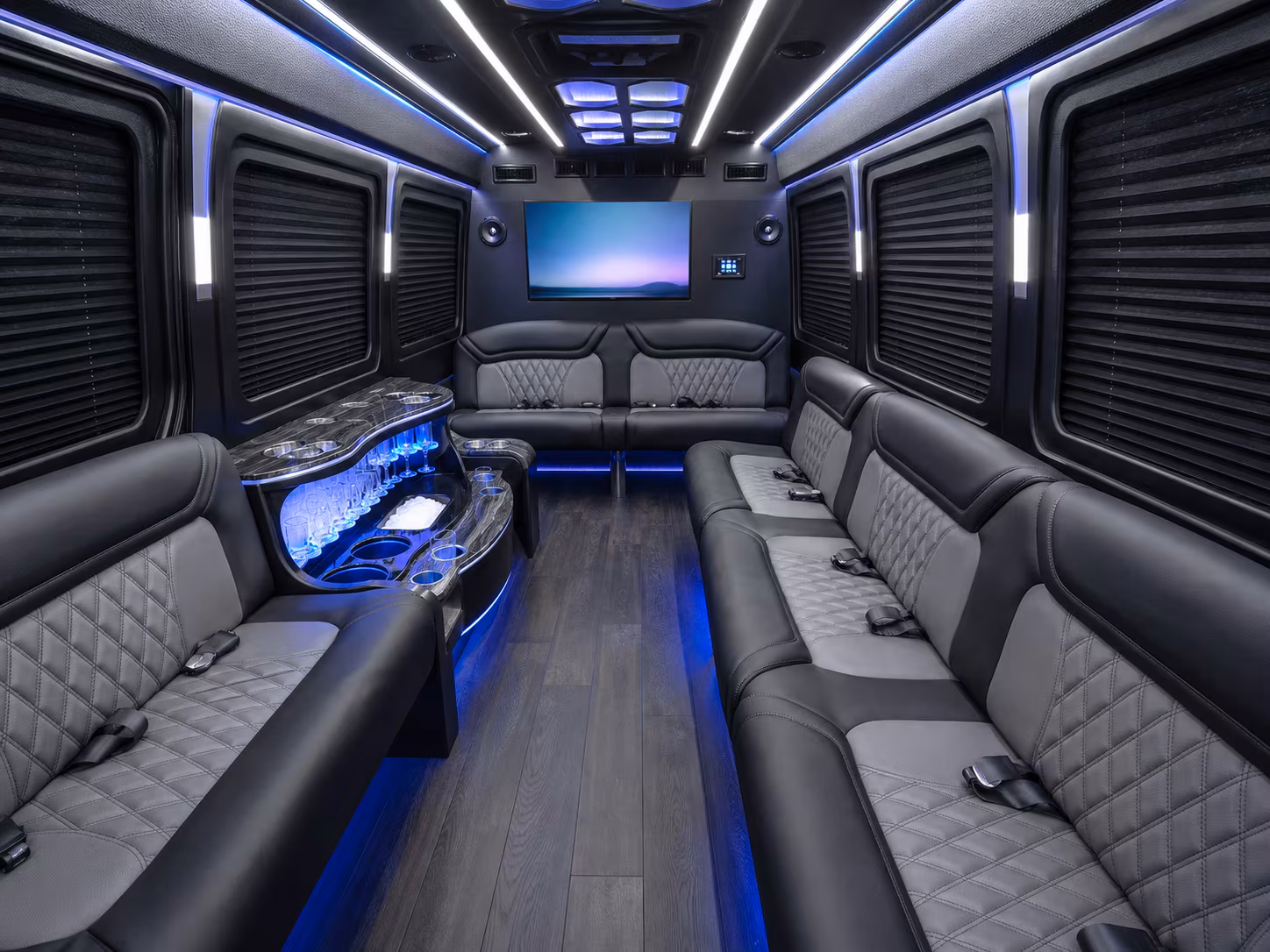 rancho cordova sprinter limousine inside